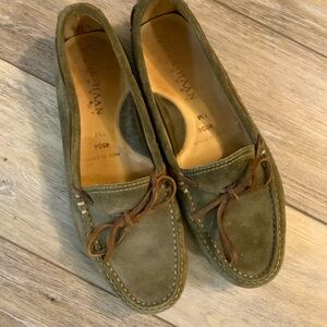 Cole Haan leather slippers with rubber dotted soles. Size 7